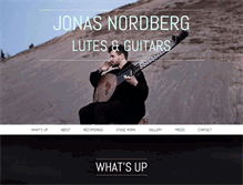 Tablet Screenshot of jonasnordberg.com